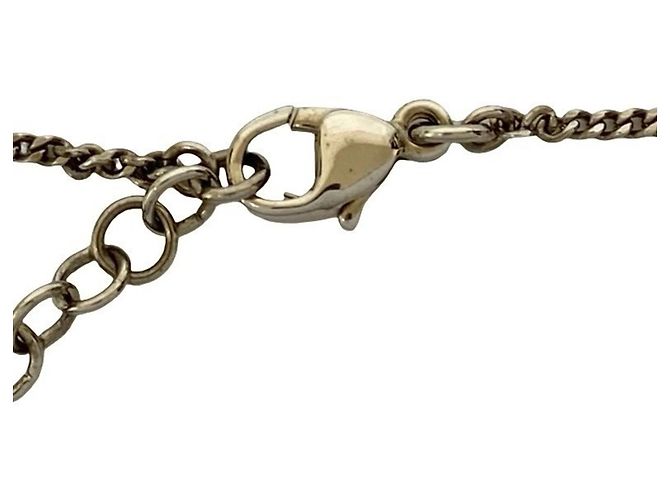 Collana in strass argento con motivo Coco Mark di Chanel - vista 4