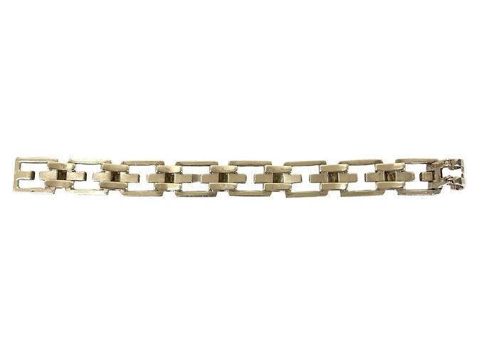 Bracciale charm in argento sterling 925 con motivo H vintage di Hermès - vista 5