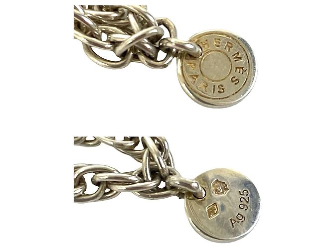 Collana Atalante Vintage di Hermès Argento - vista 3