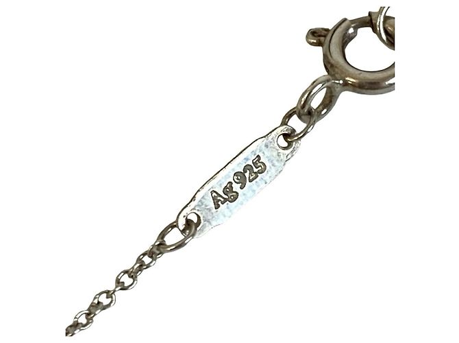 Tiffany & Co Collana Doppio Cuore Ritorno al Blu Tiffany Argento - vista 4