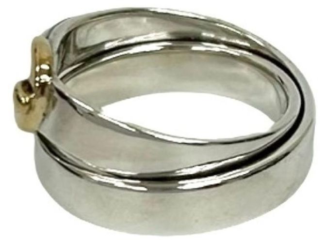 Ring Hermès Anillo Doble True HERMES Plata Dorado - vista 4