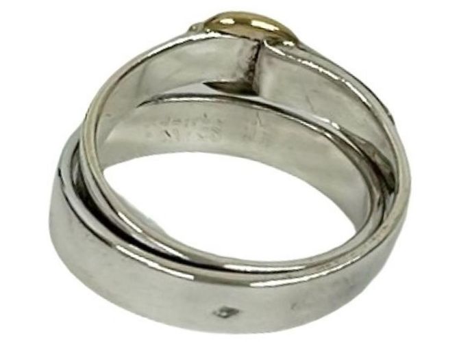 Ring Hermès Anillo Doble True HERMES Plata Dorado - vista 6