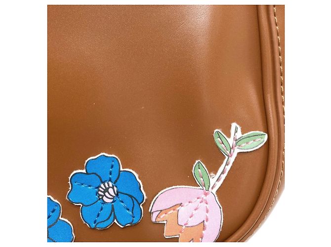 Borsa a Spalla Flower Marni Kids Marrone - vista 11