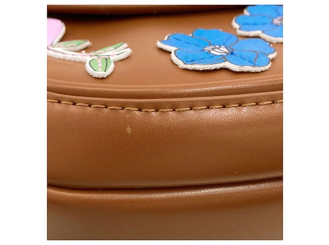 Borsa a Spalla Flower Marni Kids Marrone - vista 13