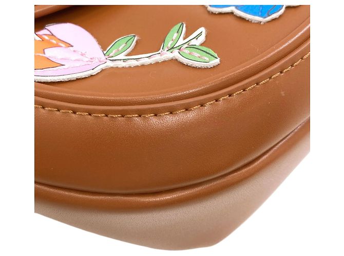 Borsa a Spalla Flower Marni Kids Marrone - vista 18
