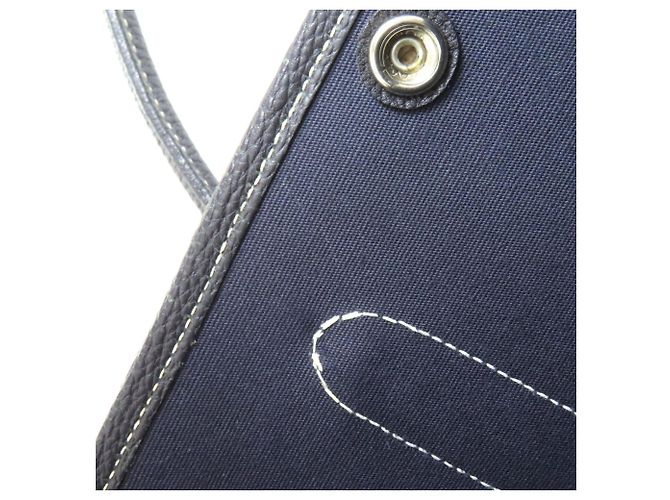Bolso Tote TPM Garden Party de Hermès Azul marino - vista 11