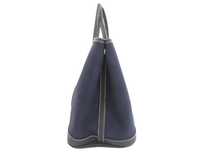 Bolso Tote TPM Garden Party de Hermès Azul marino - vista 3