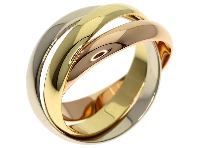 Anello Trinity Cartier in oro giallo 18K - vista 2