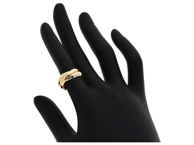 Anello Trinity Cartier in oro giallo 18K - vista 4