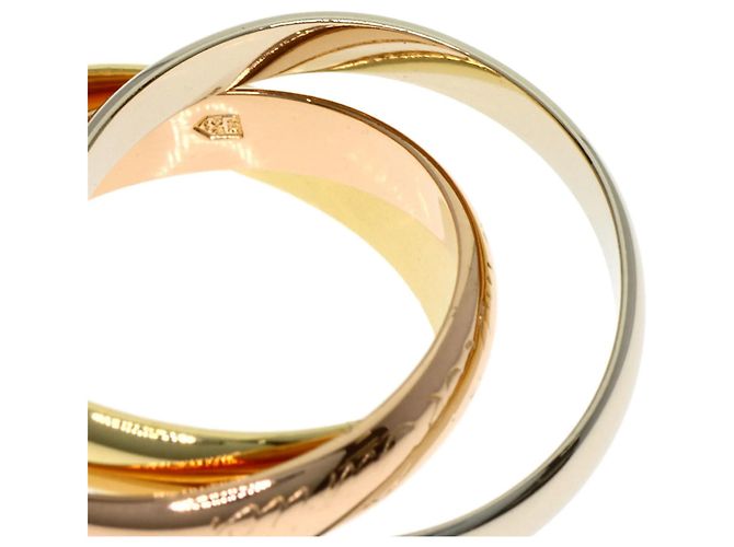 Anello Trinity Cartier in oro giallo 18K - vista 8