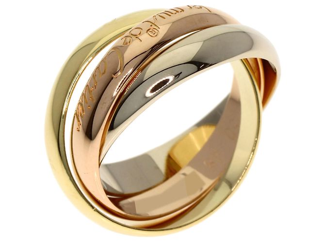 Anello Trinity Cartier in oro giallo 18K D'oro - vista 2