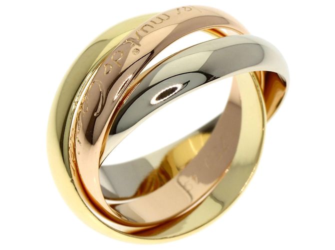 Anello Trinity Cartier in oro giallo 18K - vista 2