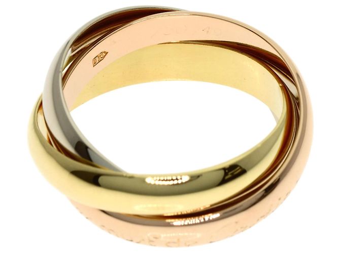Anello Trinity Cartier in oro giallo 18K - vista 3