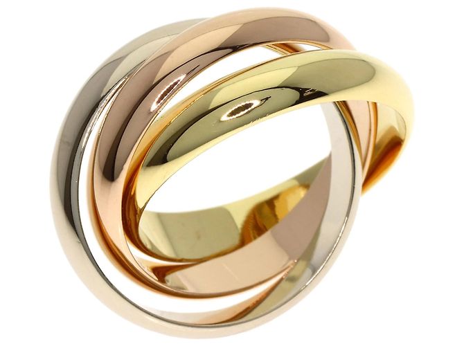 Anello Cartier Trinity #51 in oro giallo 18K - vista 2
