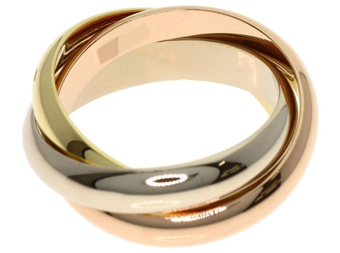 Anello Cartier Trinity #51 in oro giallo 18K - vista 3