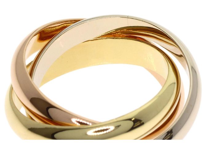 Anello Cartier Trinity #51 in oro giallo 18K - vista 7