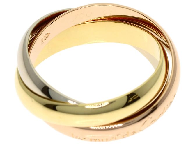 Anello Trinity Cartier in oro giallo 18K - vista 3