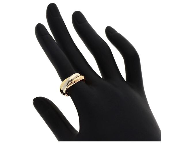 Anello Trinity Cartier in oro giallo 18K - vista 4