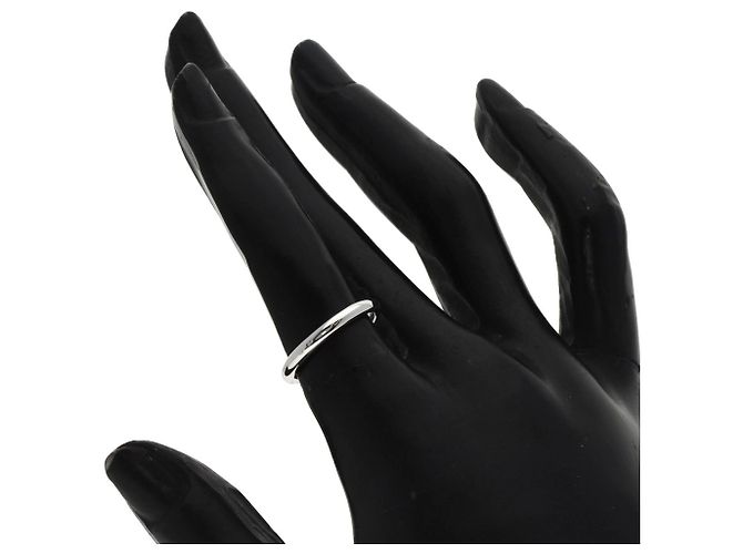 Ring Anello nuziale in oro bianco 18K Hermès - vista 7