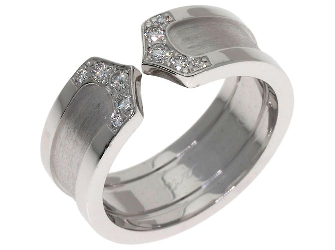 Cartier C2 Diamantbandring aus 18K Weißgold - Ansicht 2