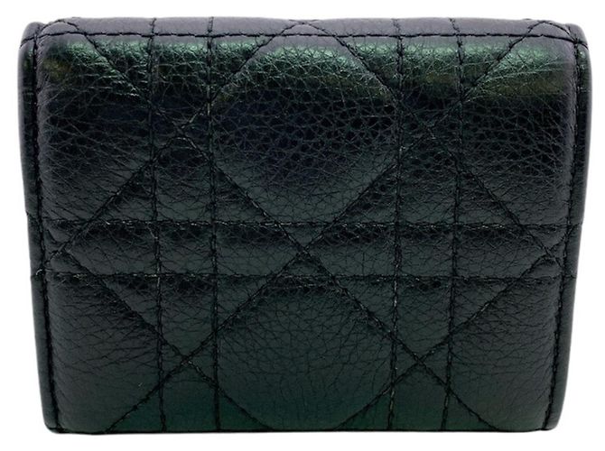 Billetera Compacta Lady Christian Dior Negro - vista 2