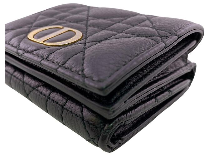 Billetera Compacta Lady Christian Dior Negro - vista 4