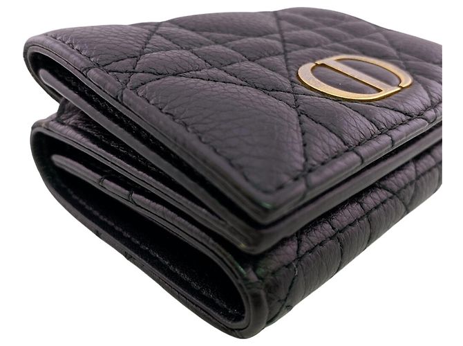 Billetera Compacta Lady Christian Dior Negro - vista 5