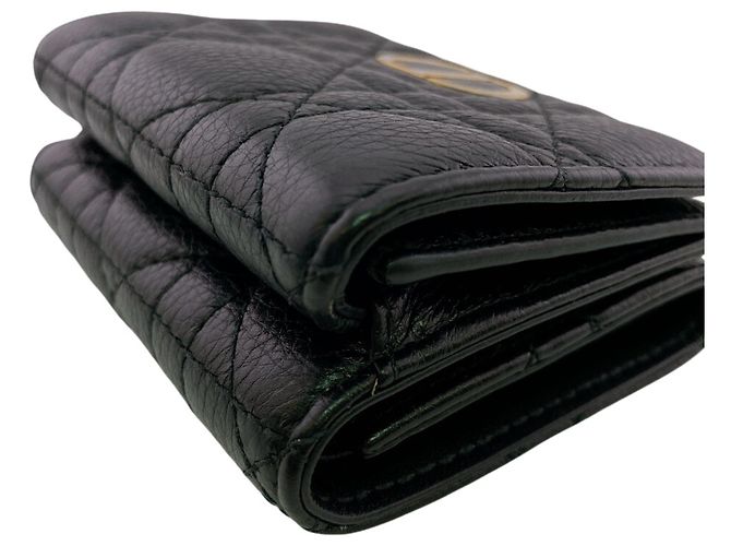 Billetera Compacta Lady Christian Dior Negro - vista 6