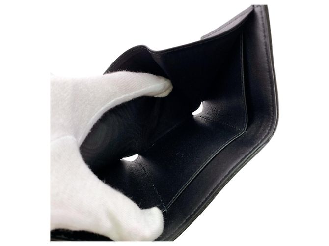 Billetera Compacta Lady Christian Dior Negro - vista 9