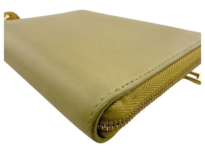 Cartera compacta con cremallera Loewe Knot Amarillo - vista 3