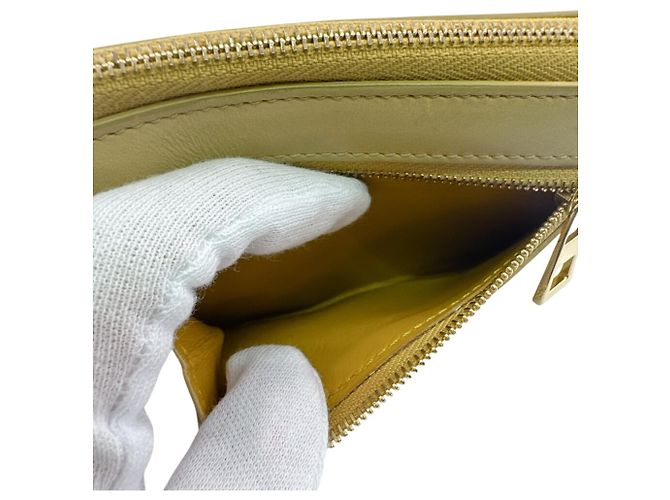 Cartera compacta con cremallera Loewe Knot Amarillo - vista 7