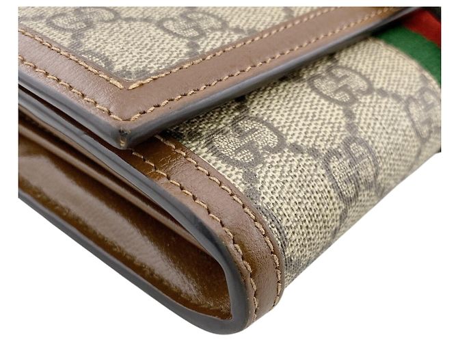 Gucci Braune Leder Langbörse - Ansicht 3