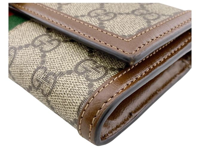 Gucci Braune Leder Langbörse - Ansicht 4