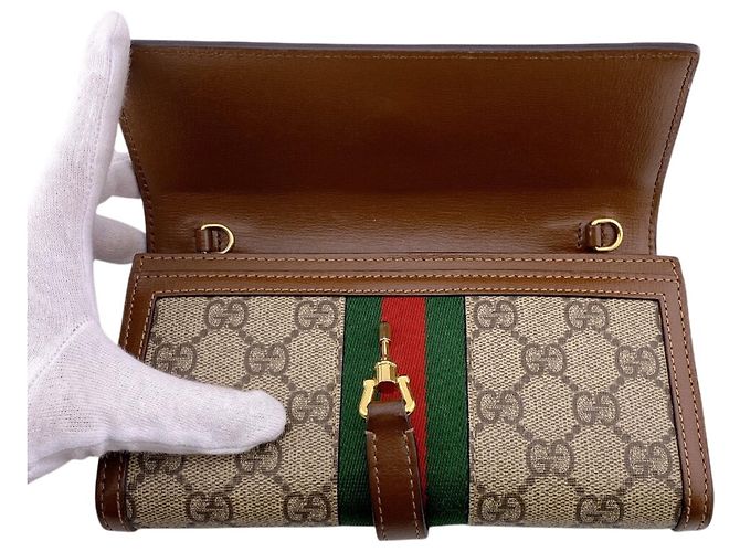 Gucci Braune Leder Langbörse - Ansicht 5