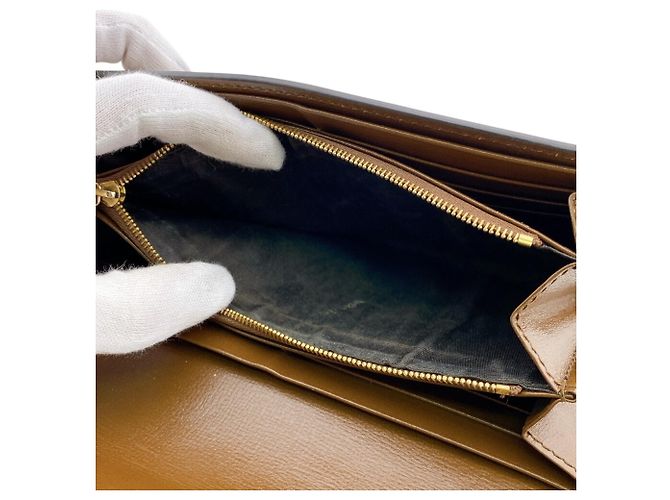 Gucci Braune Leder Langbörse - Ansicht 7
