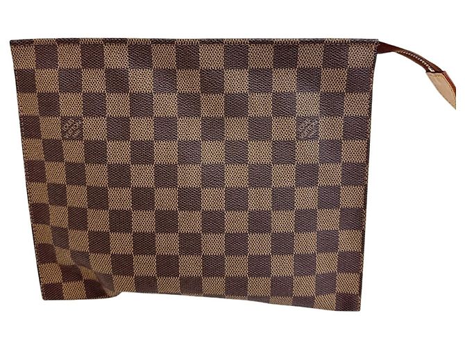 Pochette Toilette 26 Edición Limitada de Louis Vuitton Castaño - vista 2
