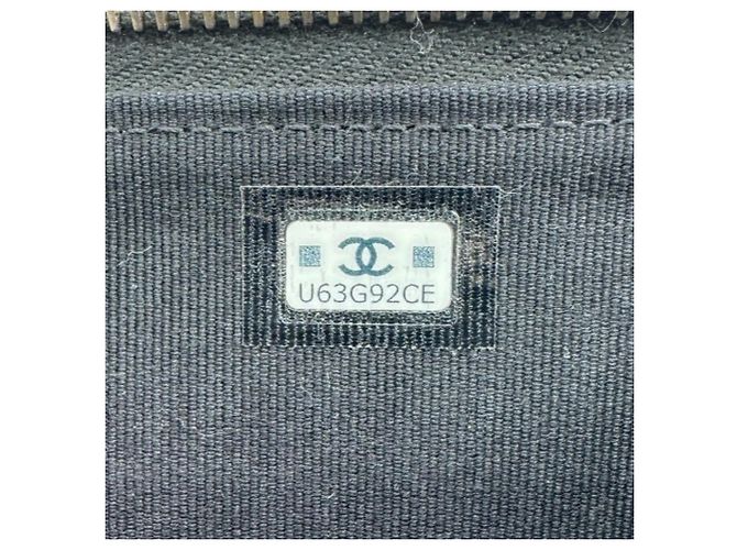 Monedero de piel caviar matelassé de Chanel Negro - vista 11