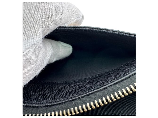 Monedero de piel caviar matelassé de Chanel Negro - vista 8