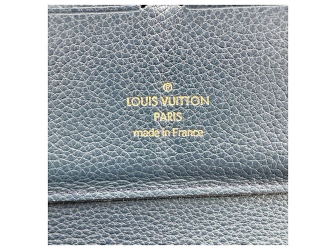Zippy Louis Vuitton Navy Leather Long Wallet Navy blue - view 12