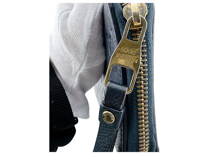 Zippy Louis Vuitton Navy Leather Long Wallet Navy blue - view 13