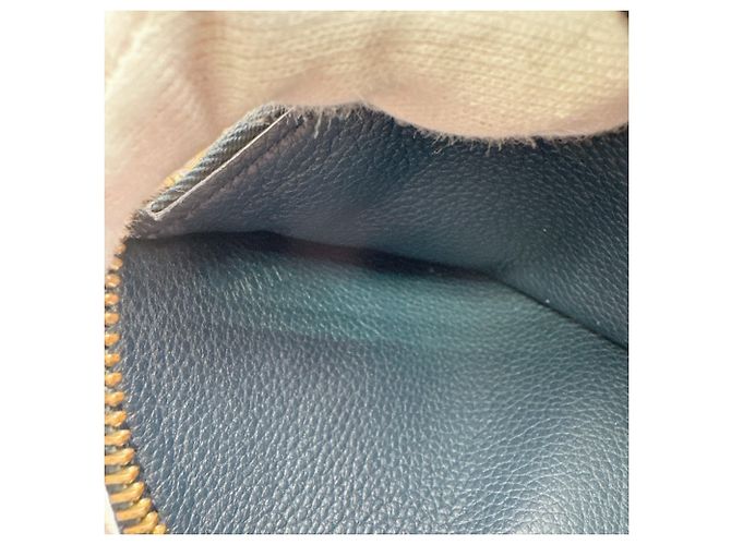 Zippy Louis Vuitton Navy Leather Long Wallet Navy blue - view 14