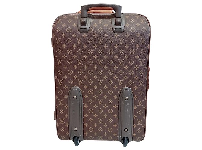 Maleta de mano Louis Vuitton Monogram Pegase 60 Castaño - vista 2