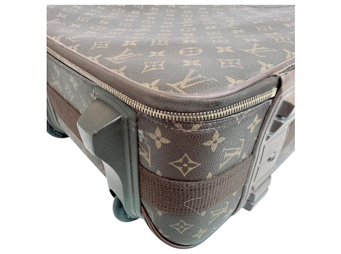 Maleta de mano Louis Vuitton Monogram Pegase 60 Castaño - vista 4