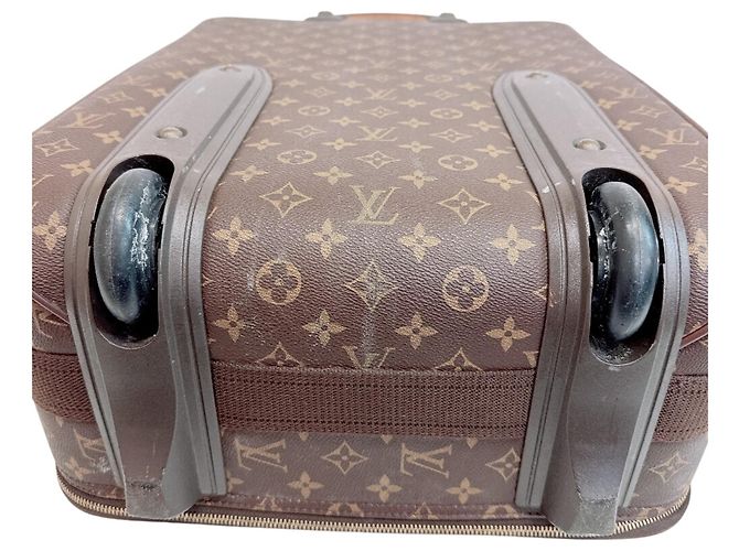 Maleta de mano Louis Vuitton Monogram Pegase 60 Castaño - vista 7