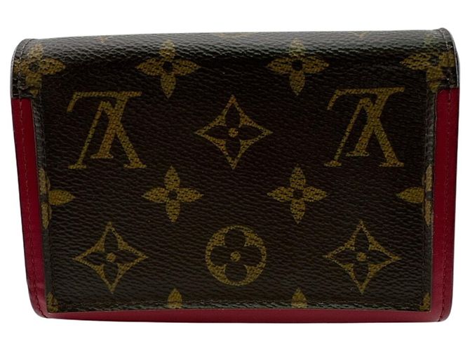 Cartera Compacta Flore Louis Vuitton Castaño Rosa - vista 2