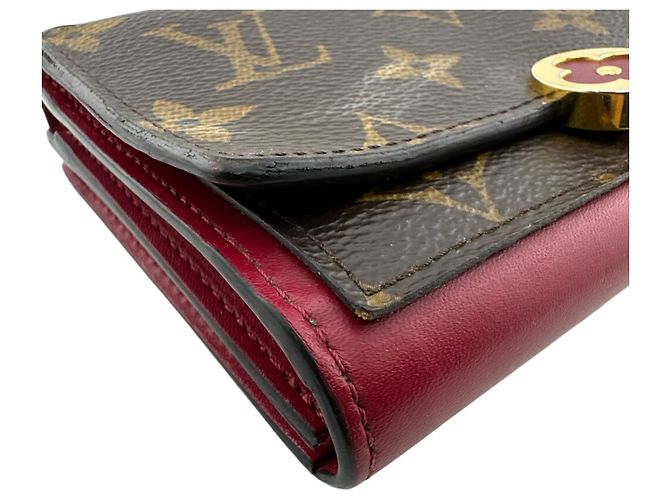 Cartera Compacta Flore Louis Vuitton Castaño Rosa - vista 3