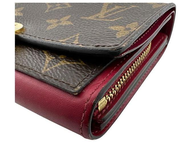 Cartera Compacta Flore Louis Vuitton Castaño Rosa - vista 4