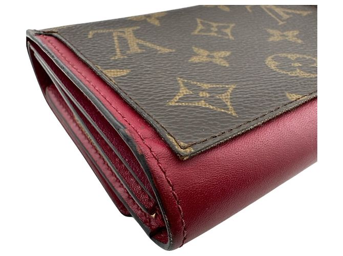 Cartera Compacta Flore Louis Vuitton Castaño Rosa - vista 5