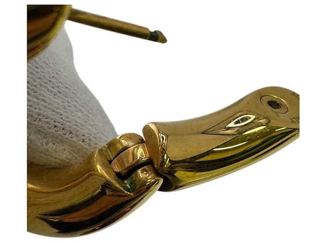 Pendientes de aro dorados Balenciaga - vista 10