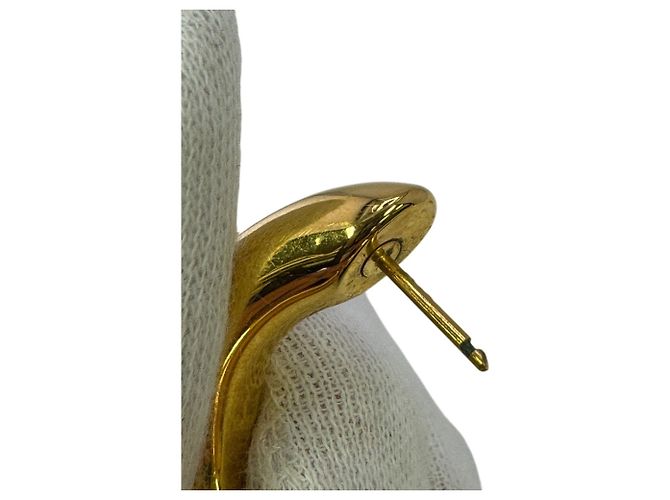 Pendientes de aro dorados Balenciaga - vista 12